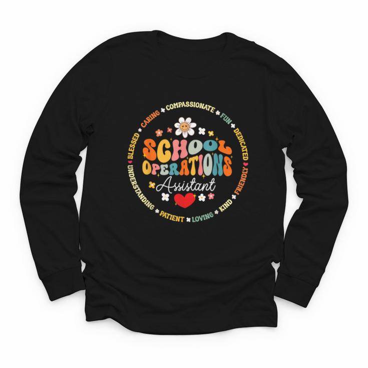 School Operations Assistant Back To School Appreciation Week Youth Long Sleeve Tee