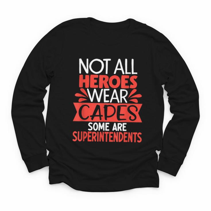 School Supervisor Manager Back To School Superintendent Youth Long Sleeve Tee