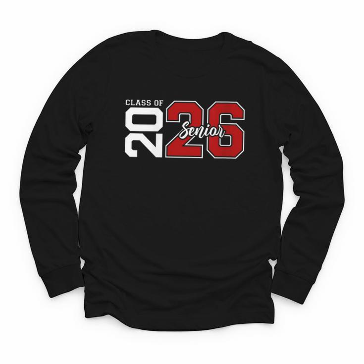 Senior 2026 Class Of 2026 Back To School Men Women Youth Long Sleeve Tee
