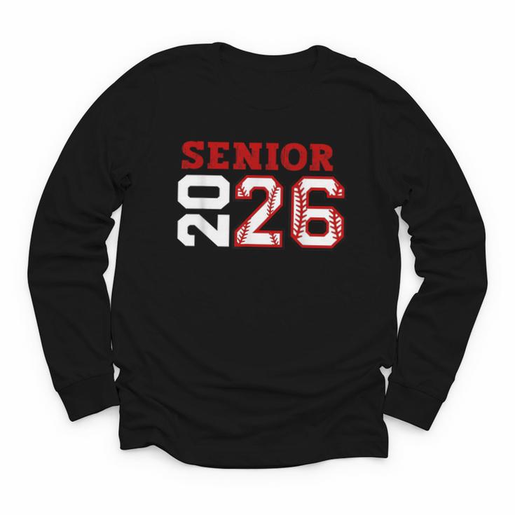 Senior Night Class Of 2026 Baseball Seniors Matching Team Youth Long Sleeve Tee
