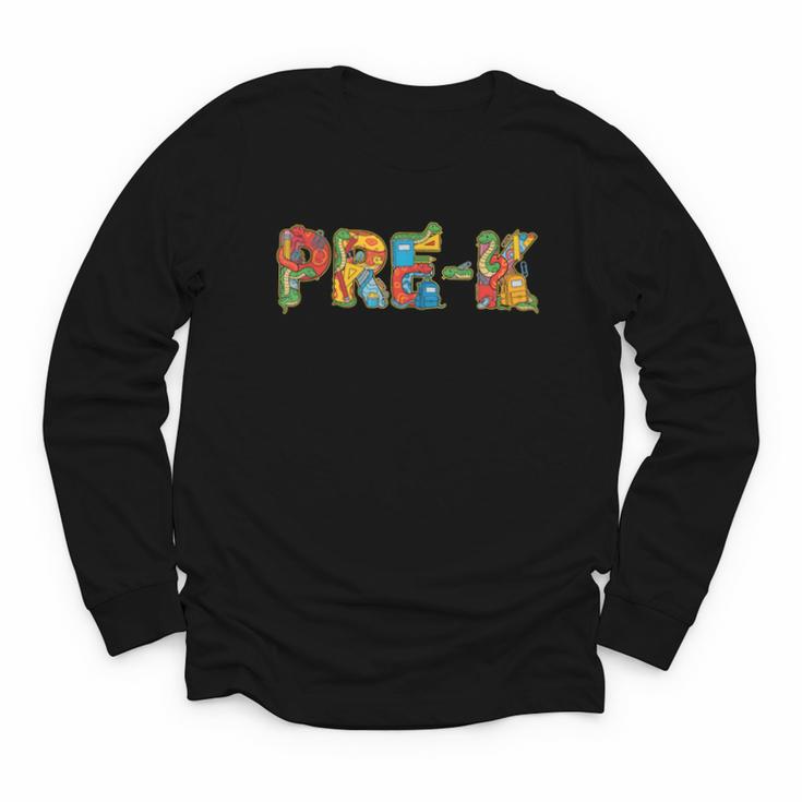 Snake Pre K Back To School Kids Boys Girls Youth Long Sleeve Tee