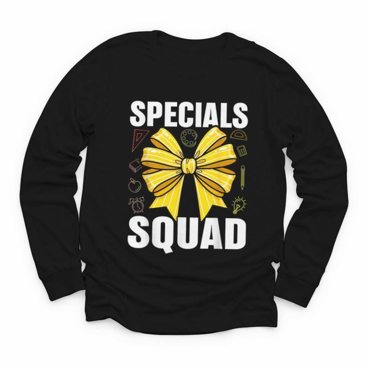 Specials Squad Tie Dye Back To School Women Appreciation Youth Long Sleeve Tee