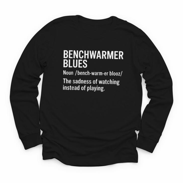 Sport Definition Baseball Soccer Benchwarmer Blues Youth Long Sleeve Tee