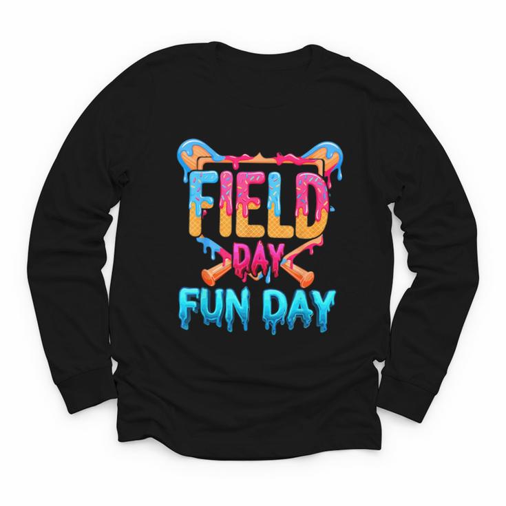 Teacher Kids Field Day 2026 Baseball Field Day Fun Day Youth Long Sleeve Tee