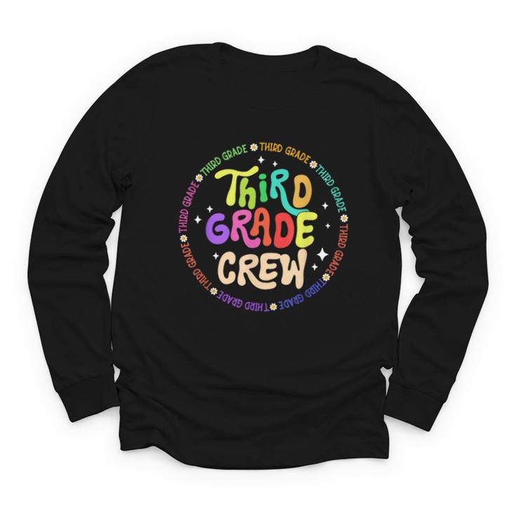 Third Grade Crew Back To School 3rd Grade Team Youth Long Sleeve Tee
