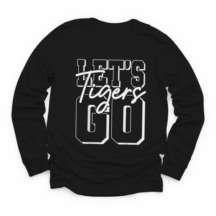 Tigers Back To School Spirit Youth Long Sleeve Tee