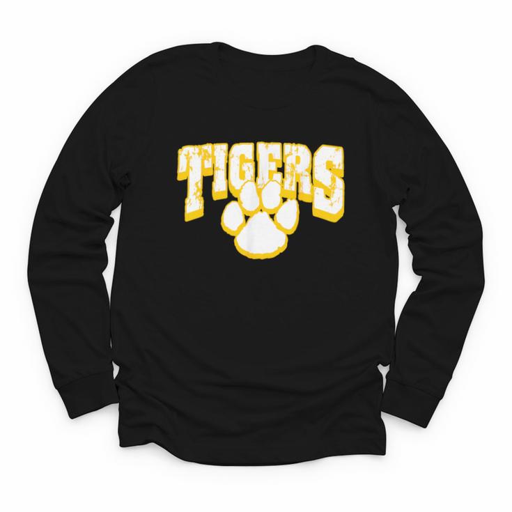Tigers School Spirit Back To School Y Youth Long Sleeve Tee