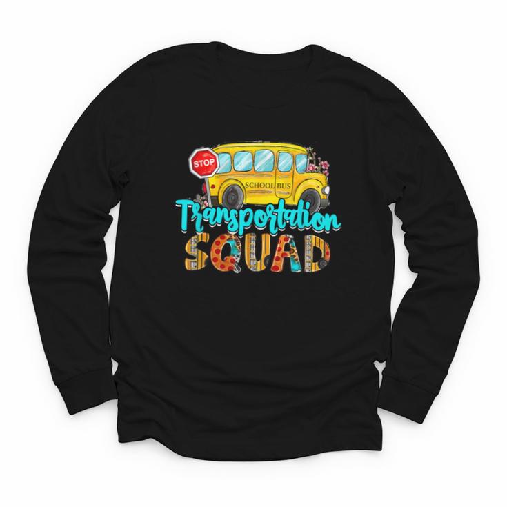 Transportation Squad Bus Driver Back To School Youth Long Sleeve Tee