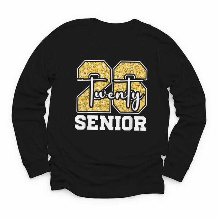 Twenty 2026 Class Of 26 Seniors Back To School Graduation Youth Long Sleeve Tee