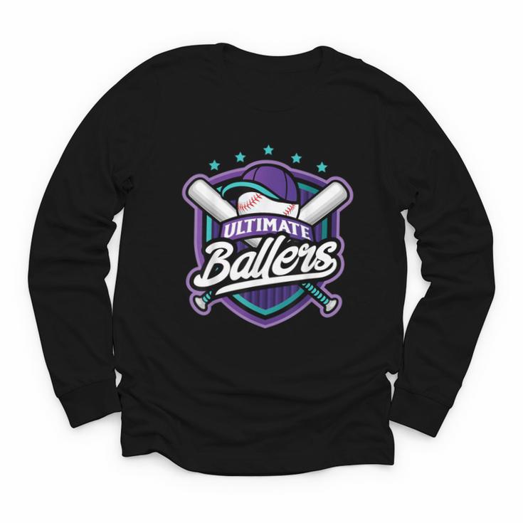Ultimate Ballers Baseball Youth Long Sleeve Tee