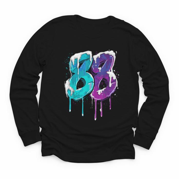 Vintage Baseball 88 Number Youth Long Sleeve Tee