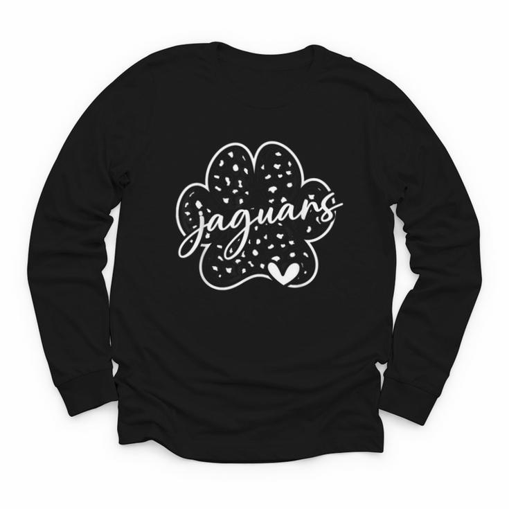 Vintage Jaguars School Spirit Team Pride Back To School Youth Long Sleeve Tee