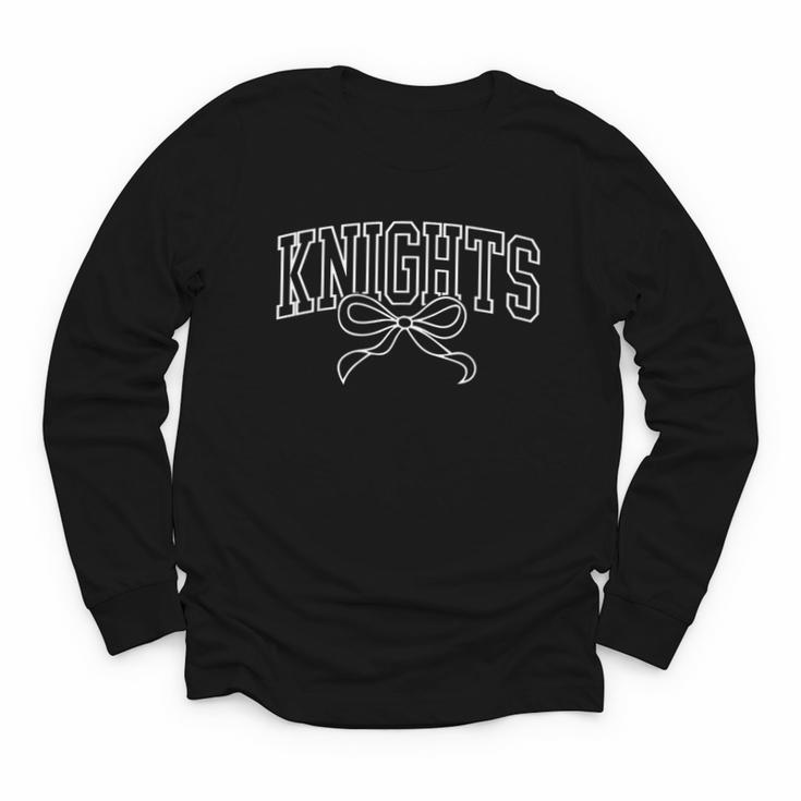 Vintage Knights Back To School Team Spirit Youth Long Sleeve Tee