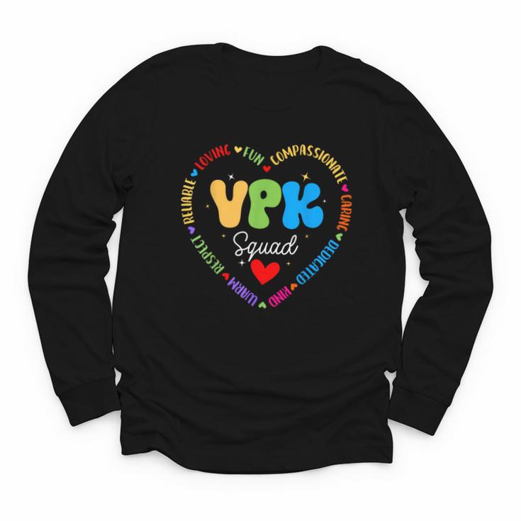 VPK Squad First Day Of VPK Back To School Youth Long Sleeve Tee