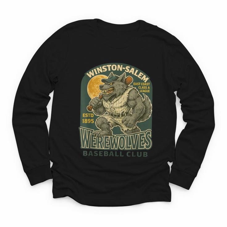 Winston-Salem Werewolves Minor League Baseball Club Youth Long Sleeve Tee
