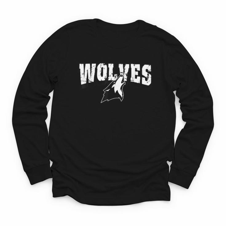 Wolves Back To School Spirit Youth Long Sleeve Tee