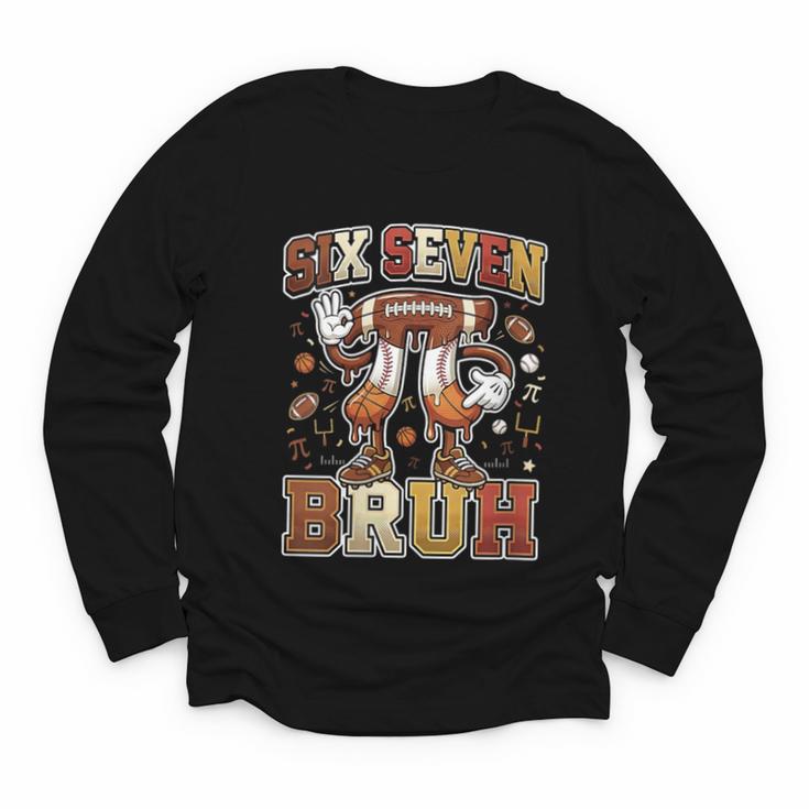 Women's Six Seven 67 Happy Pi Day 314 Football Basketball Baseball Youth Long Sleeve Tee