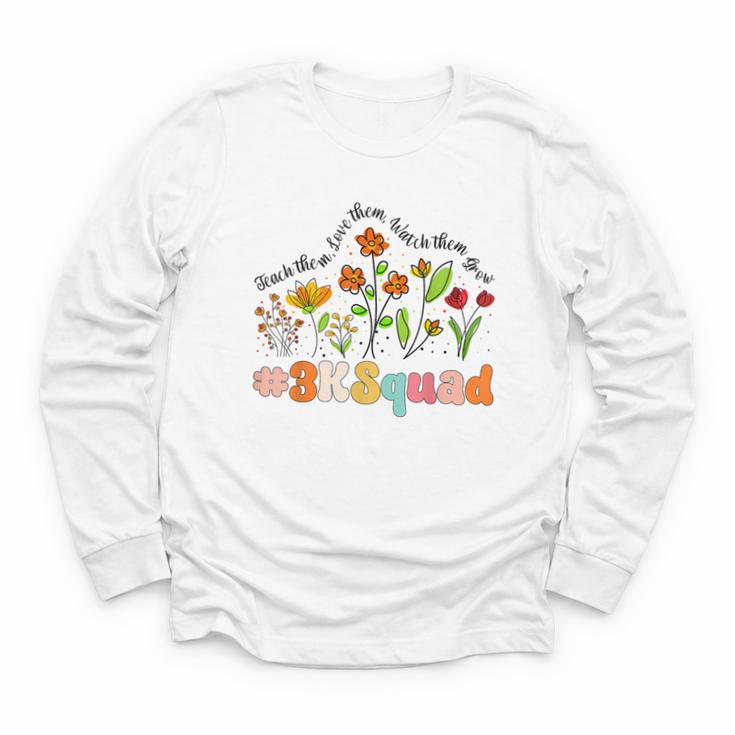 3K Squad Appreciation Week Back To School Youth Long Sleeve Tee