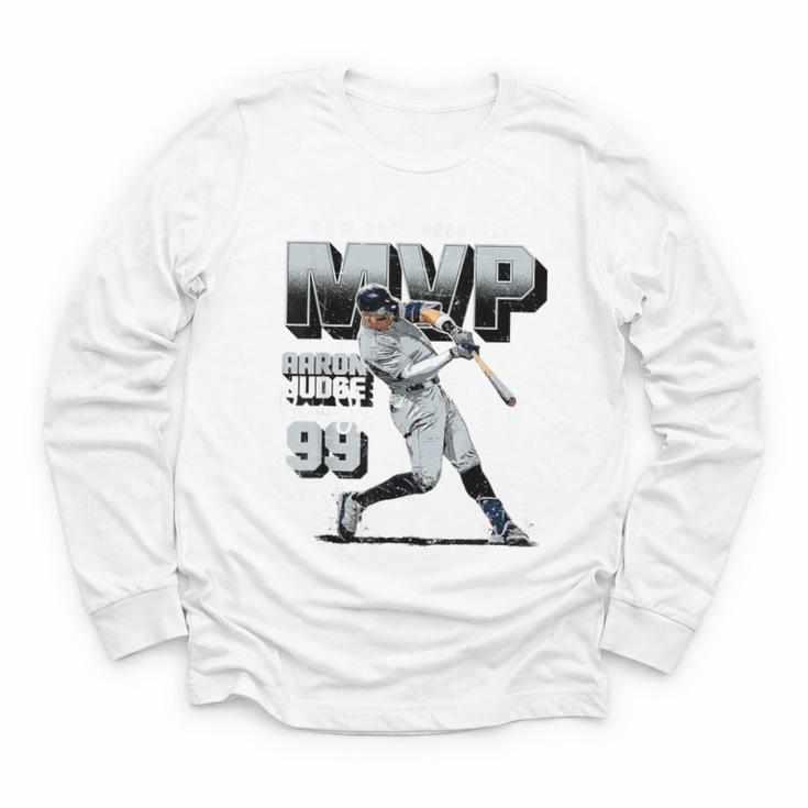 Aaron Judge New York Y Baseball 2025 AL MVP MLBAJMVPM Youth Long Sleeve Tee