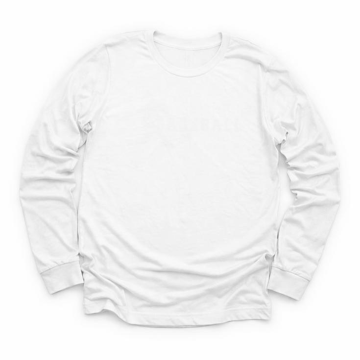 Baseball Batter Team Sport Player Coach Family Friends Fans Youth Long Sleeve Tee