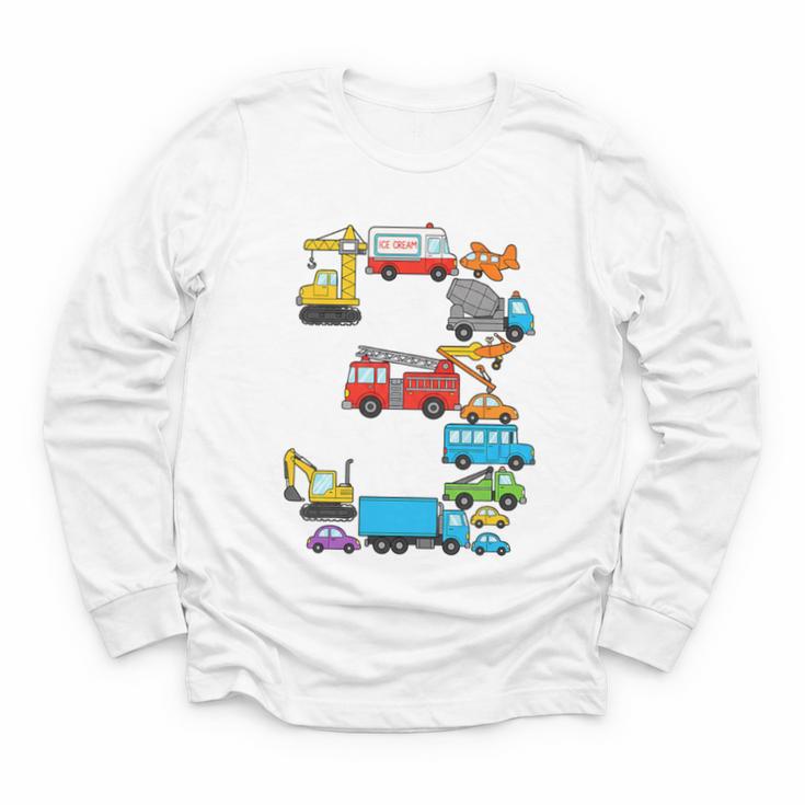 Baseball Ice Cream Drip Vehicles Youth Baseball Drip Premium Tri-Blend Youth Long Sleeve Tee