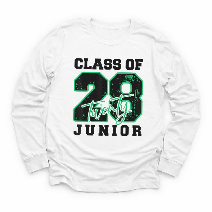 Class Of 2028 Junior High School Back To School 11th Grade Youth Long Sleeve Tee