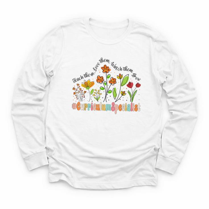 Curriculum Specialist Appreciation Week Back To School Youth Long Sleeve Tee
