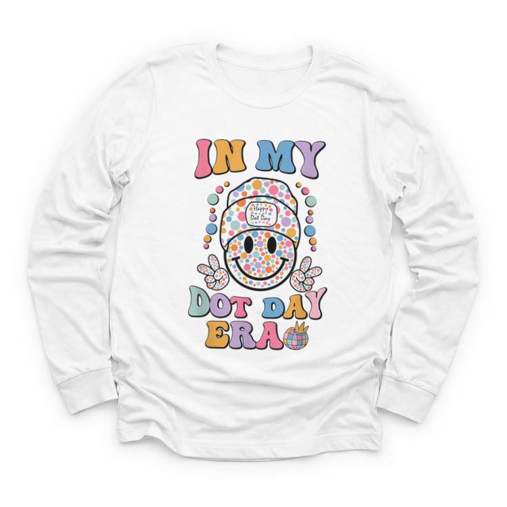 In My Dot Day Era Kids Boys Girls Dot Day Back To School Youth Long Sleeve Tee