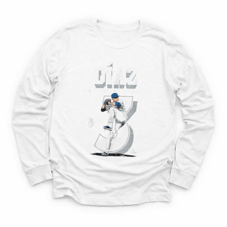 Edwin Diaz Los Angeles D Baseball Players MLBEDD201M Youth Long Sleeve Tee
