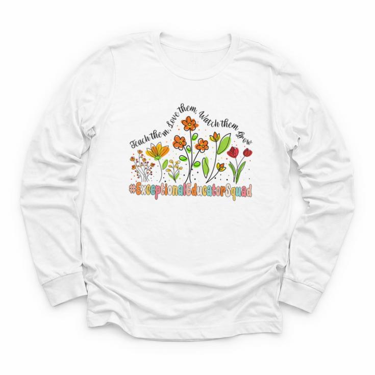 Exceptional Educator Squad Appreciation Week Back To School Youth Long Sleeve Tee