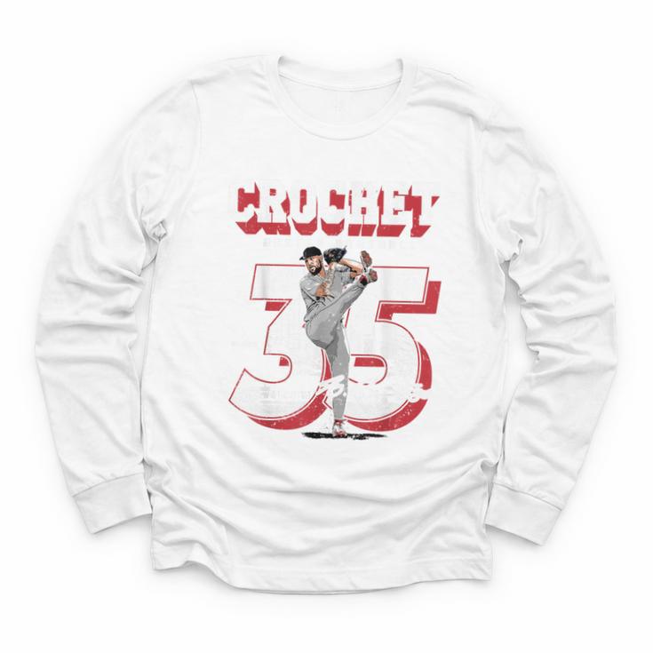 Garrett Crochet Boston Baseball Players MLBGCR201M Youth Long Sleeve Tee