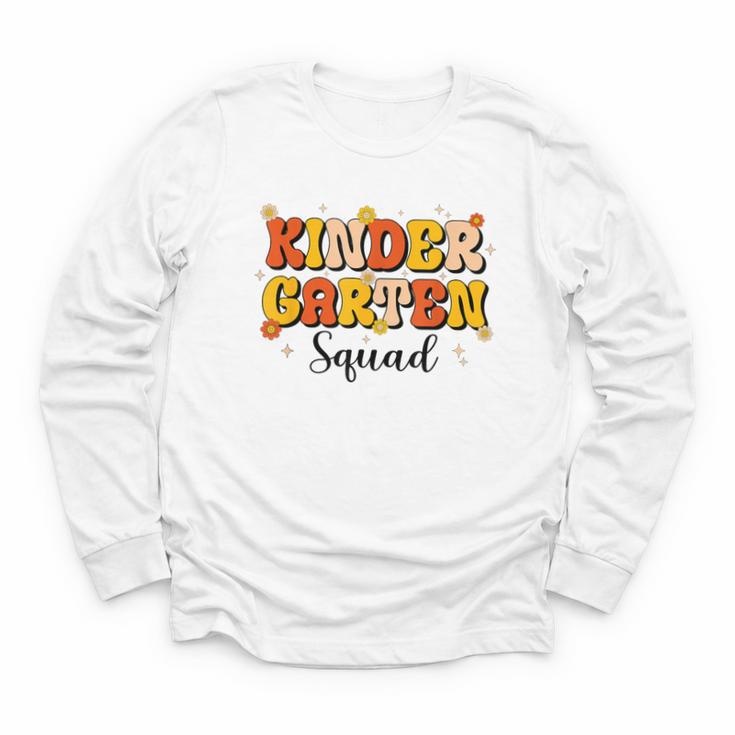 Kinder Garten Squad Team Back To School Kinder Garten Kids Youth Long Sleeve Tee