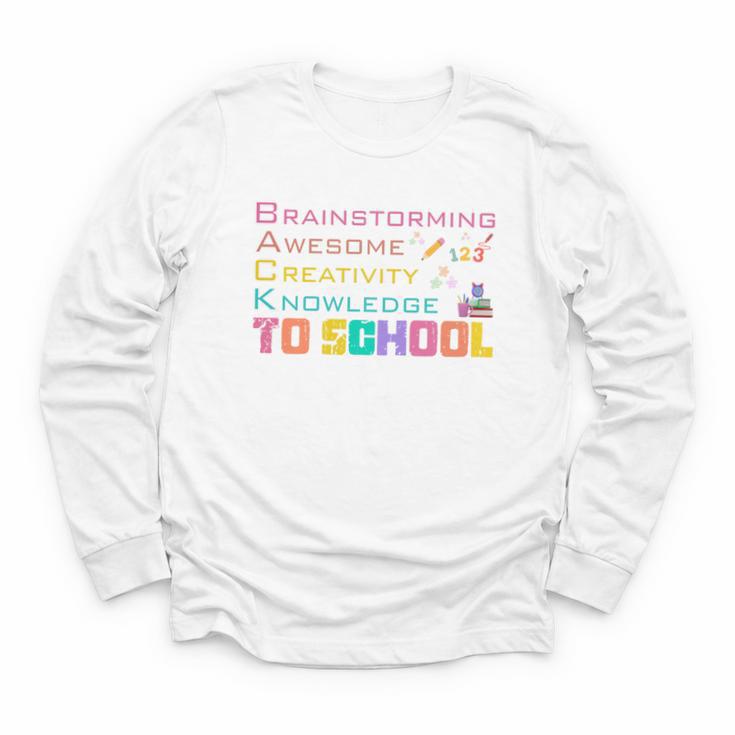 Level Complete Welcome Back To School First Day Boy And Girl Premium Tri-Blend Youth Long Sleeve Tee