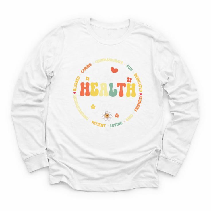 School Health Team Squad Back To School Nurse Squad Premium Tri-Blend Youth Long Sleeve Tee