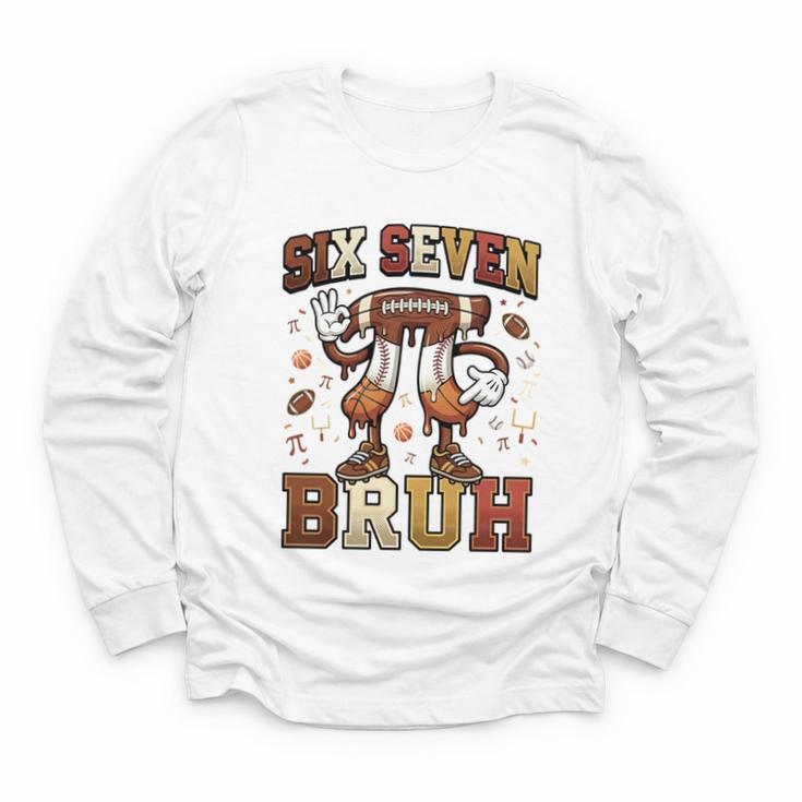 Six Seven 67 Happy Pi Day 314 Football Basketball Baseball Youth Long Sleeve Tee