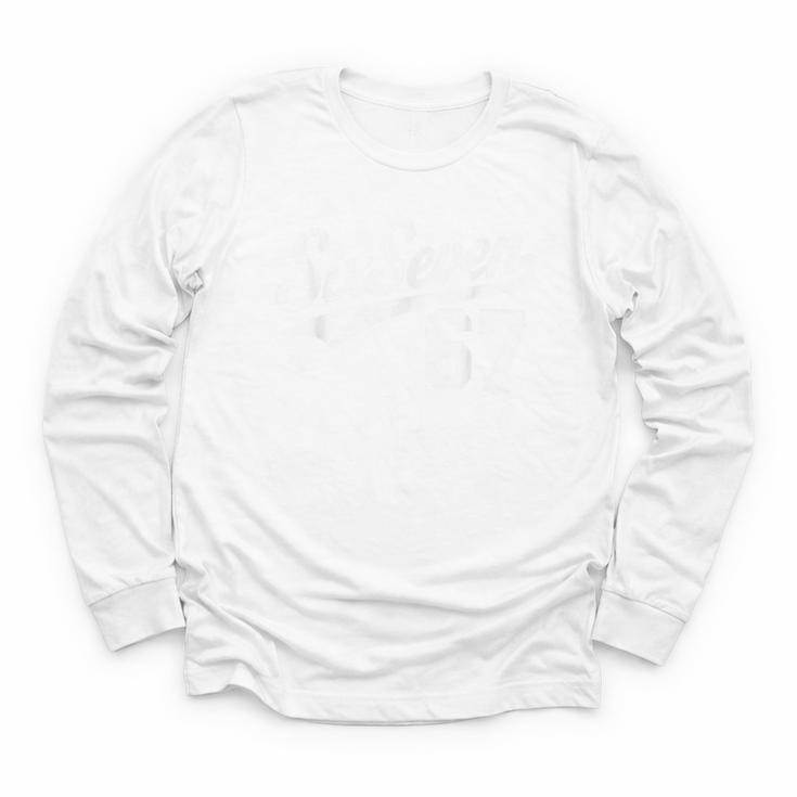 Six Seven Baseball Style Number 67 Sports Slang Meme Kids Youth Long Sleeve Tee