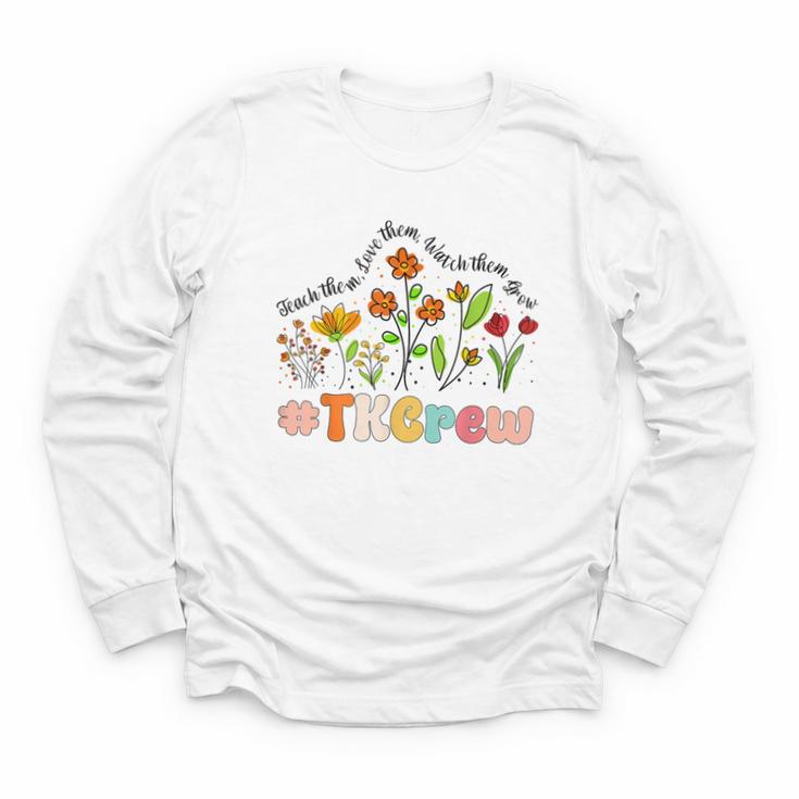 TK Crew Appreciation Week Back To School Youth Long Sleeve Tee