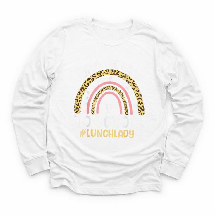 Welcome Back To School Lunch Lady First Day Of School Youth Long Sleeve Tee