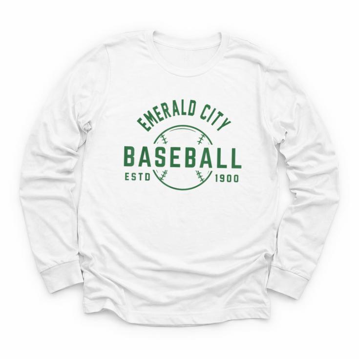 Wizard Of Oz Emerald City Baseball Costume Halloween Youth Long Sleeve Tee