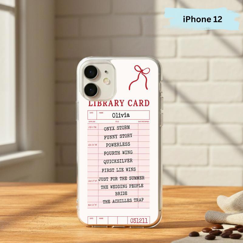 Classic Library Card Revival - Girl Phone Case IPhone