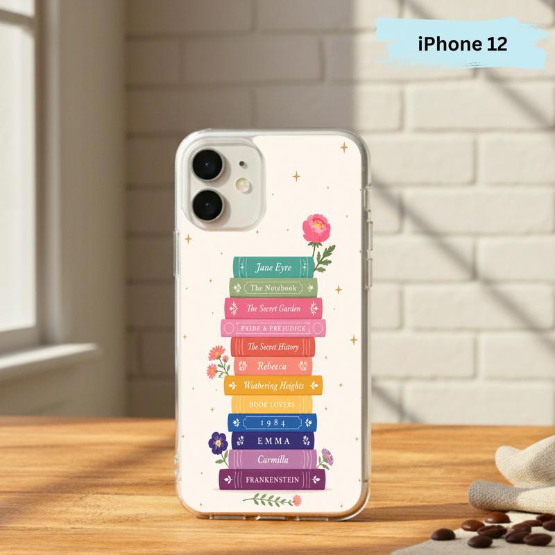 Colorful Book Stack - Classic Literature Phone Case IPhone