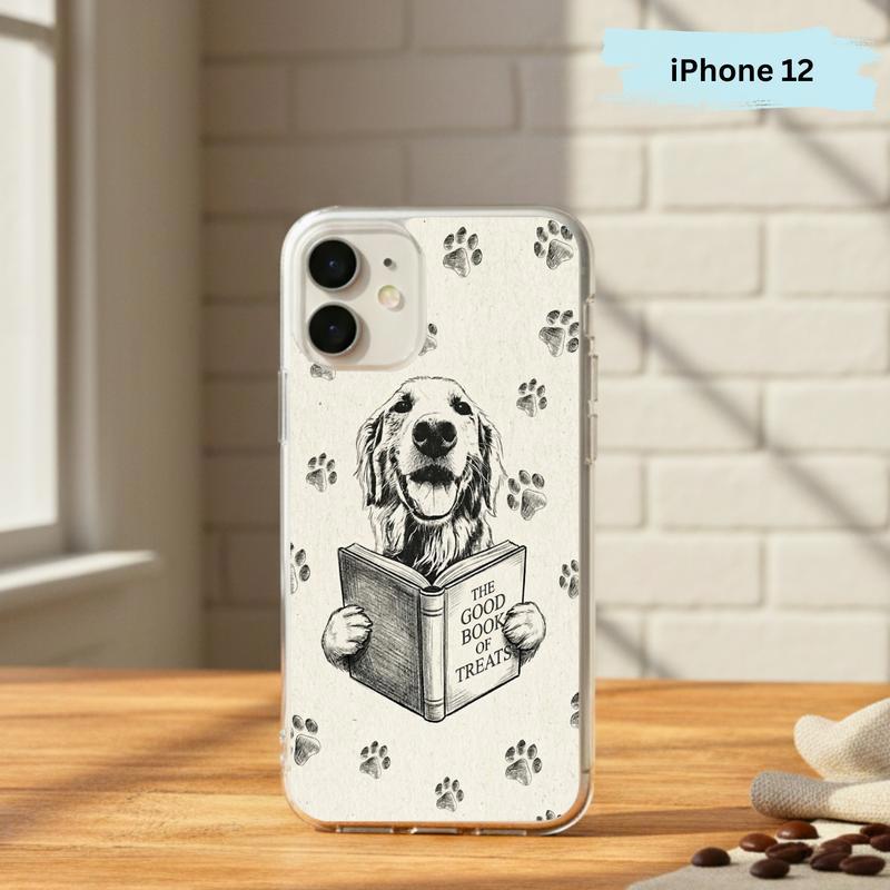 Funny Dog Reading Book - Book Lover Phone Case IPhone