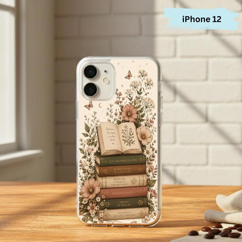 Library Of Dreams In Bloom - Vintage Reader Phone Case IPhone