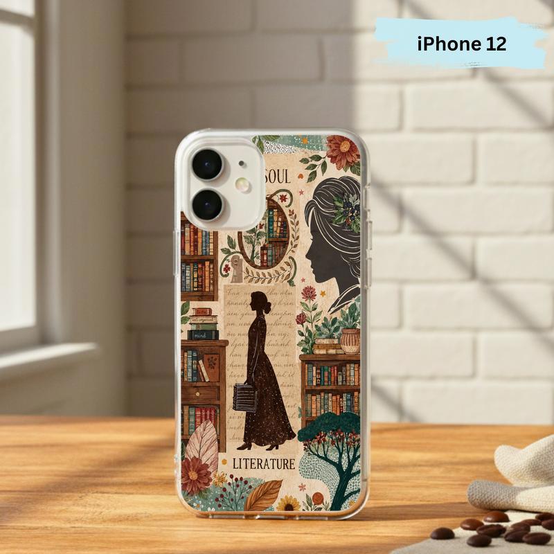 Literature Soul Aesthetic - Vintage Book Lover Collage Phone Case IPhone Literature Soul Aesthetic - Vintage Book Lover Collage Phone Case IPhone