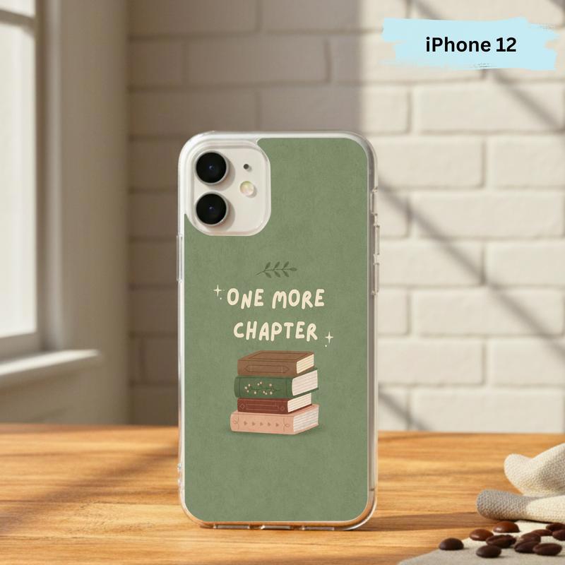 One More Chapter - Minimalist Book Stack Phone Case IPhone