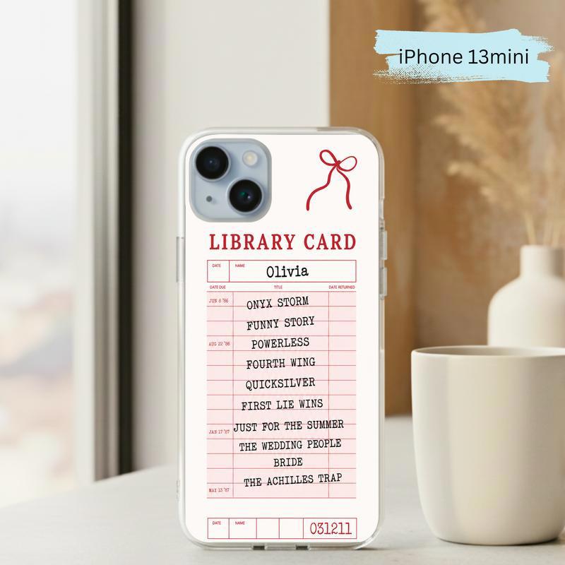 Classic Library Card Revival - Girl Phone Case IPhone