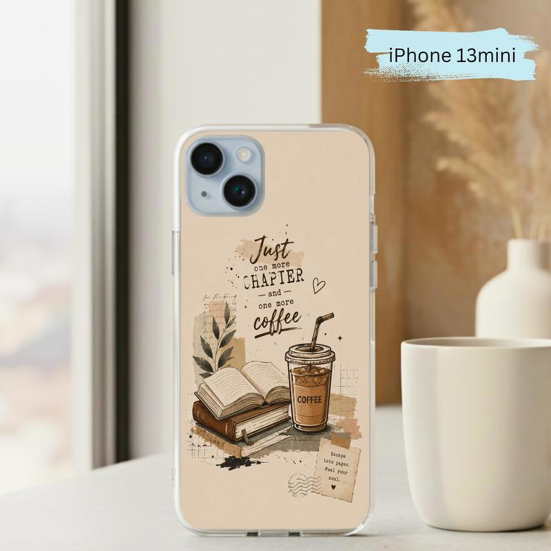Coffee And Books Aesthetic - Book Lover Phone Case IPhone Coffee And Books Aesthetic - Book Lover Phone Case IPhone