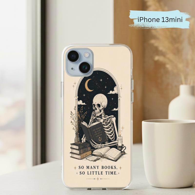 Dark Academia Book Lover - So Many Books So Little Time Phone Case IPhone Dark Academia Book Lover - So Many Books So Little Time Phone Case IPhone