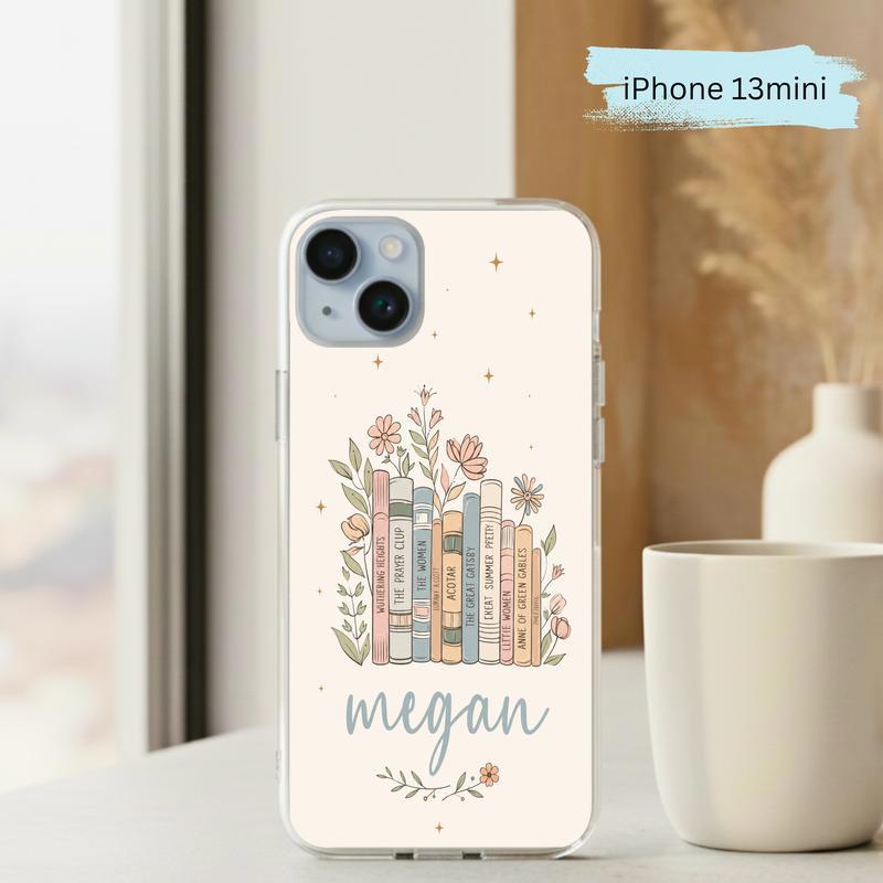 Floral Classics Vibes - Personalized Book Lover Phone Case IPhone