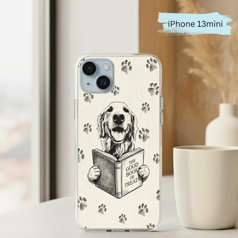 Funny Dog Reading Book - Book Lover Phone Case IPhone